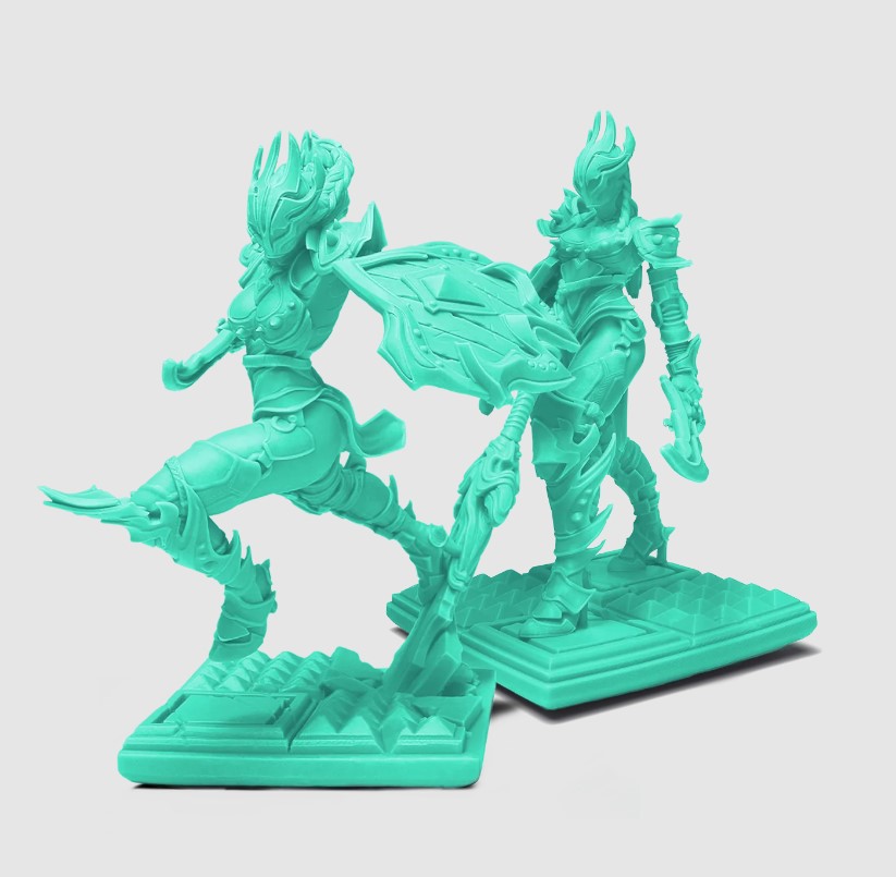 Phrozen Aqua Green Resin 3D Printing Sample Phrozen Aqua Green Resin 3D Printing Sample