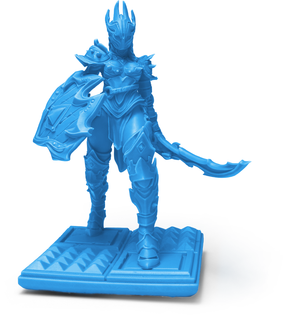 Phrozen Aqua Blue Resin 3D Printing Sample Phrozen Aqua Blue Resin 3D Printing Sample
