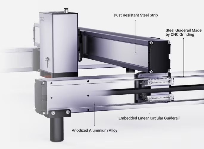 Snapmaker Ray has Industrial-grade Linear Rails Snapmaker Ray has Industrial-grade Linear Rails