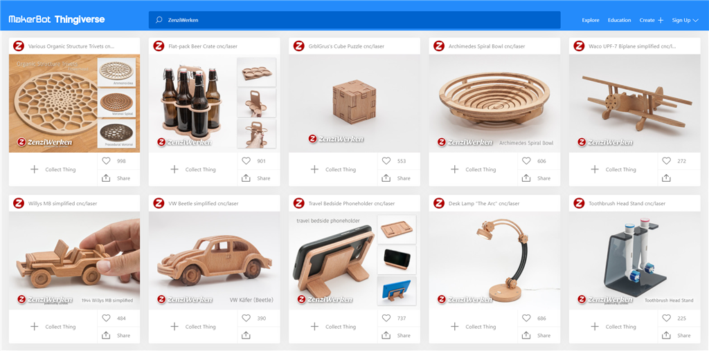 Thingiverse 3D模型文件下載網(wǎng)站