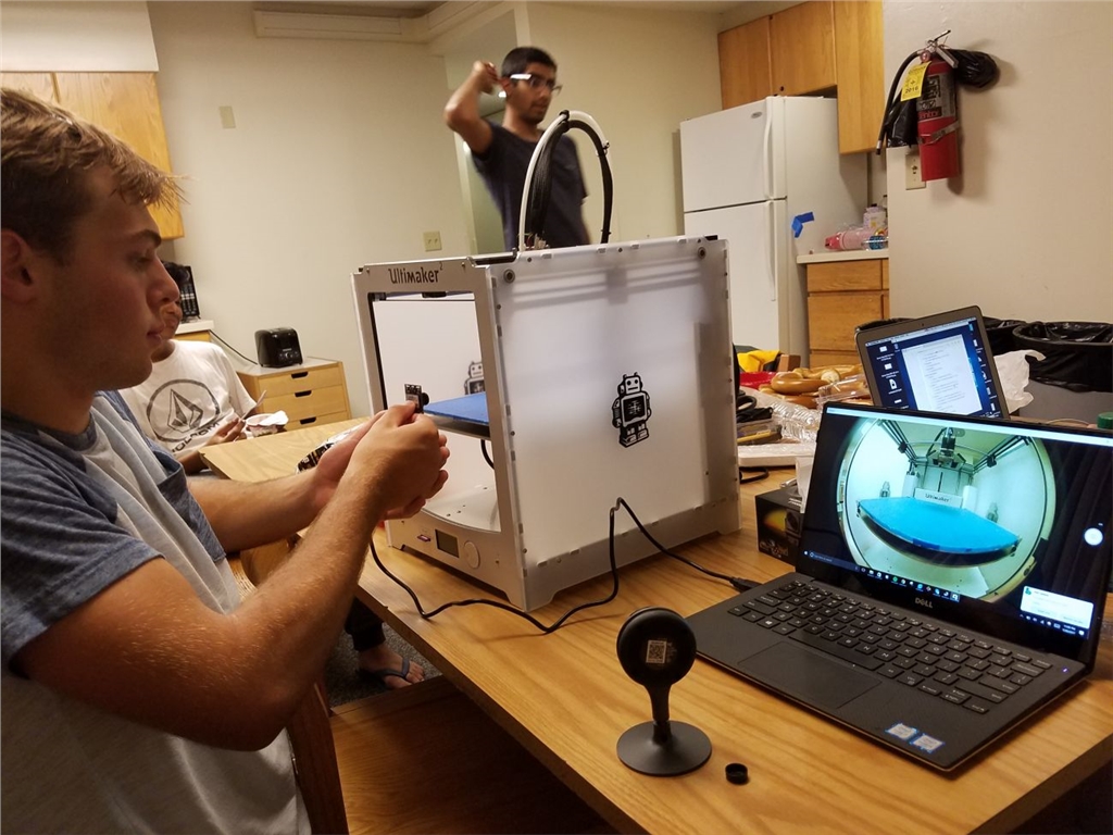 在Ultimaker上設置了照相機