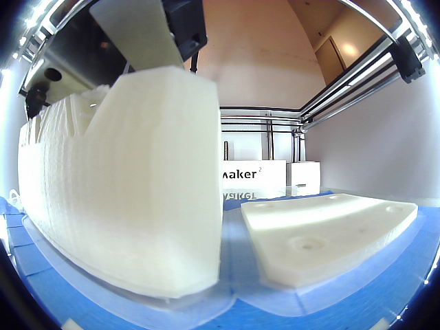 設置在ultimaker的魚眼鏡頭