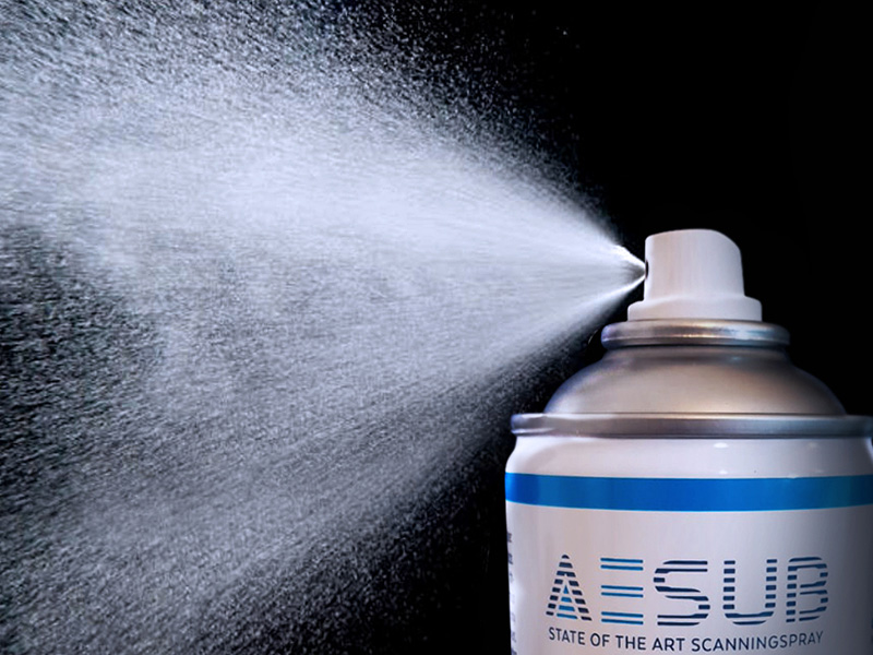 AESUB Sublimating 3D Scanning Powder Blue