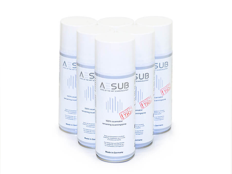 AESUB Titanium dioxide free Scanning Powder White