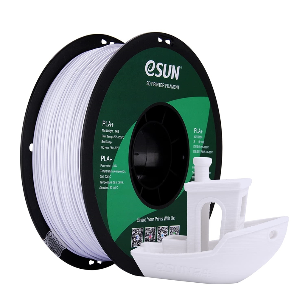 ESUN PLA+系列 - 白色成品 ESUN PLA+系列 - 白色成品