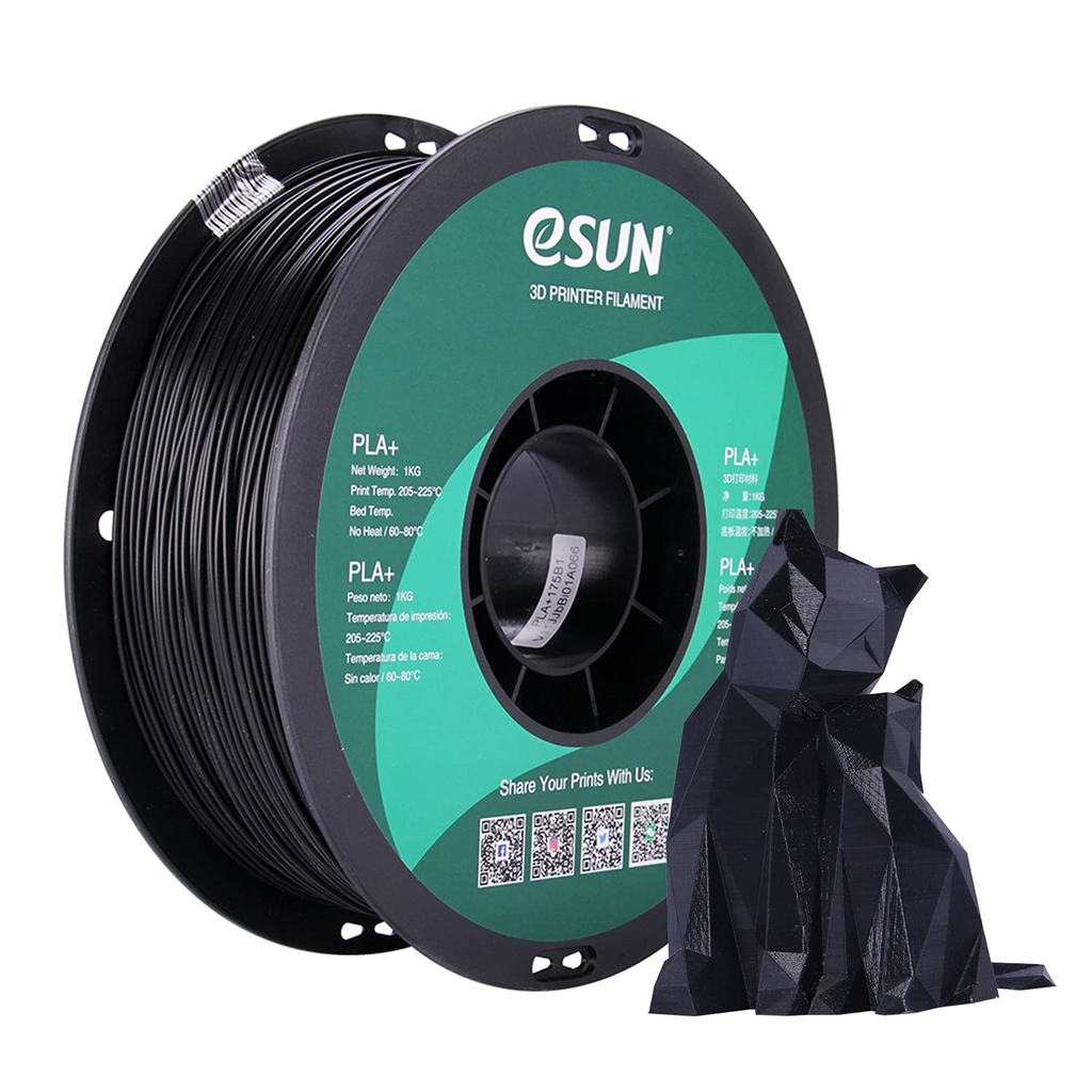 ESUN PLA+系列 - 黑色成品 ESUN PLA+系列 - 黑色成品