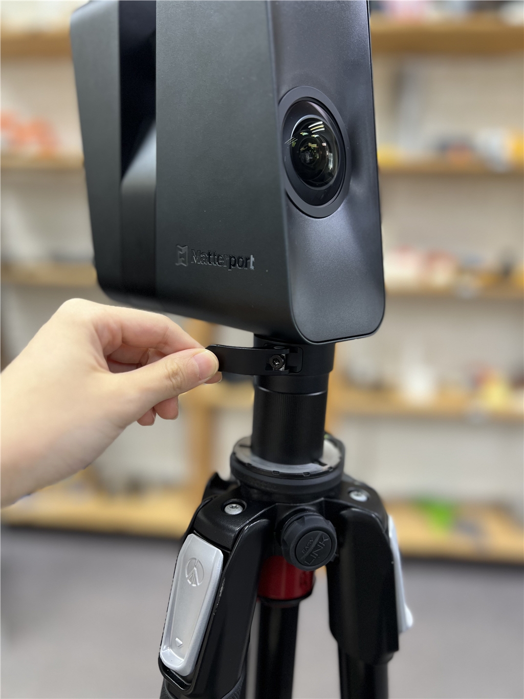 Matterport Pro3 3D 專用雲臺關上夾子固定掃描器
