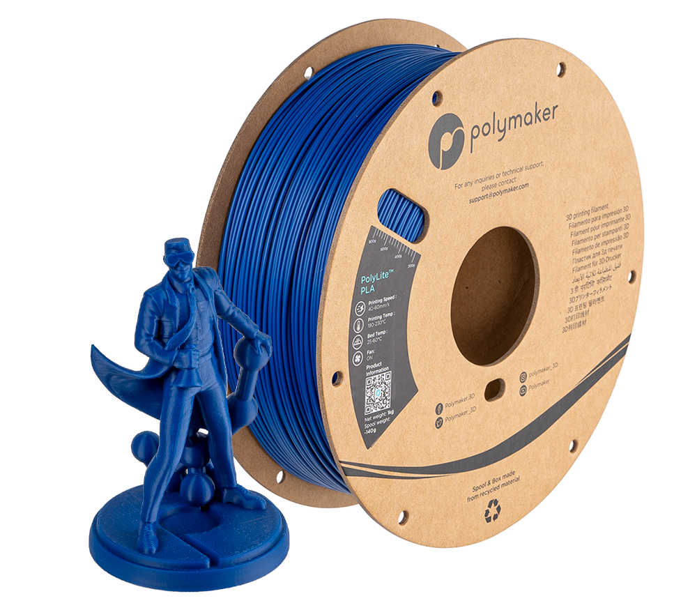 Polylite PLA 系列 - 藍色列印成品