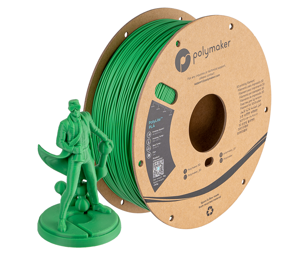Polylite PLA 系列 - 綠色列印成品