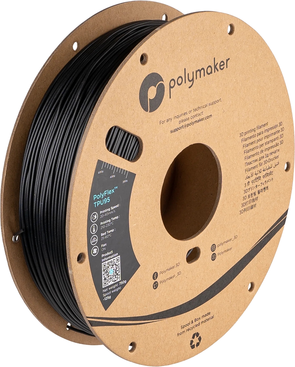 PolyFlex? TPU95 系列 - 黑色