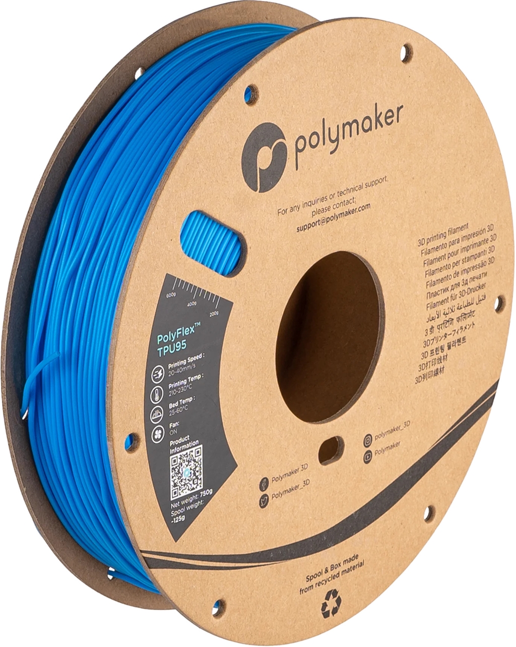 PolyFlex? TPU95 系列 - 藍色