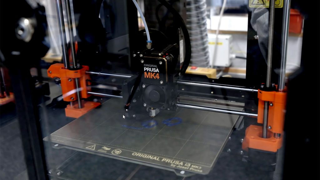 克諾爾集團在使用Prusa MK4 3D列印機 克諾爾集團在使用Prusa MK4 3D列印機