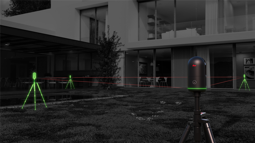 Leica Blk360 G2 雷射3D環(huán)景掃描器的VIS掃描對(duì)準(zhǔn)系統(tǒng)