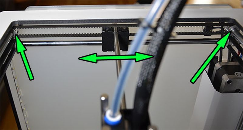 ultimaker移動軸偏移, XY軸未對齊, Misaligned axes, xy軸未垂直, 調整xy軸