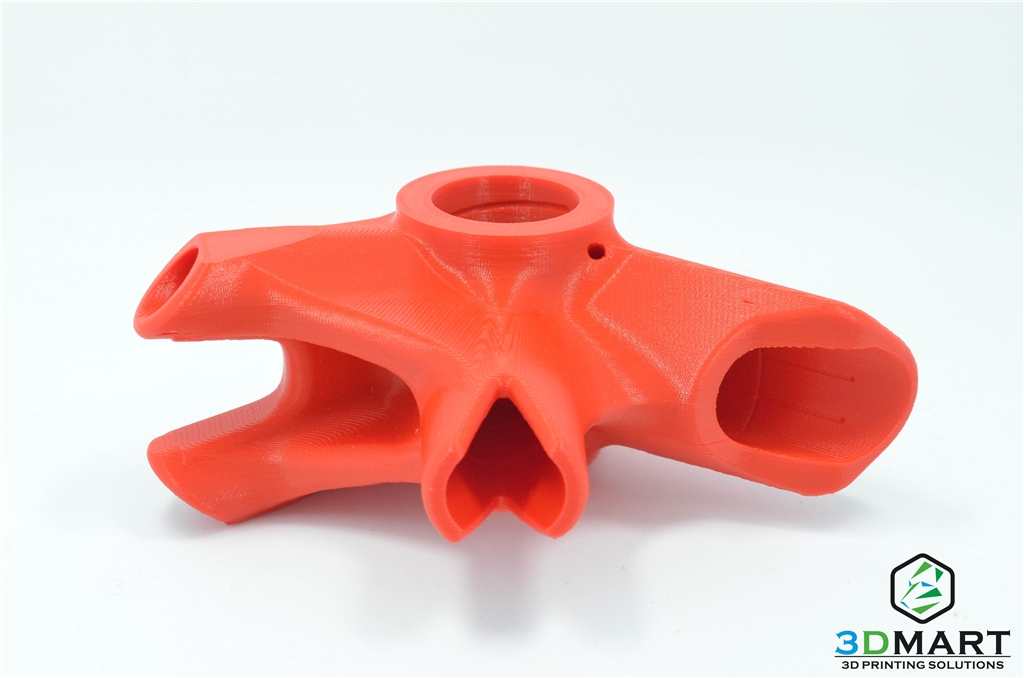 Ultimaker 3 紅色PLA印製腳踏車支架